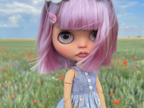 Custom Blythe Doll Violette by MisiaDolls