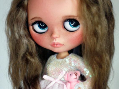 Blythe custom doll Amie by SweetAndSimpleIL