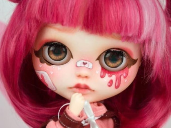 Ai, the Love Girl Custom Blythe Doll by Dollecette