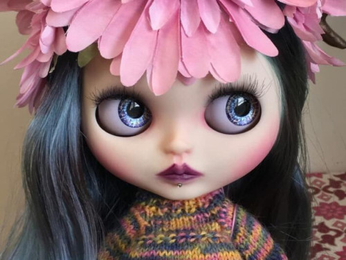 Custom Blythe Doll Factory OOAK “Fern” by Dollypunk21