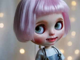 OOAK Custom Blythe Doll – Prim Smile Theeth Unique Girl by SparkleEyesStudio