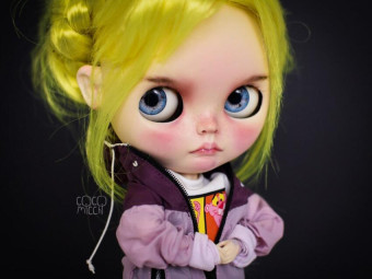 Custom Blythe doll Yoko by cocomicchi