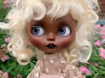 Lumi Custom Blythe Doll by edithlebeau