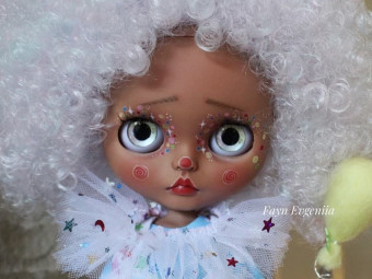 Custom clown doll by BlytheMadeWithLove