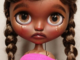 Ooak Blythe doll DOLORES by piccolagioia