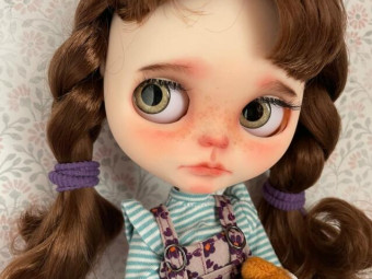 Amber Custom Blythe Doll by MisiaDolls