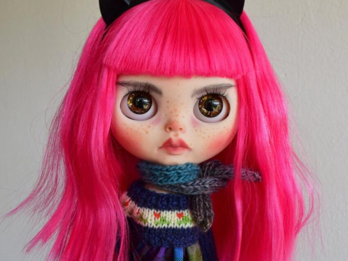 Custom Blythe Doll by GinasDollART Moxie