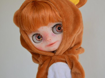Middie Blythe custom doll Honey by GinasDollART