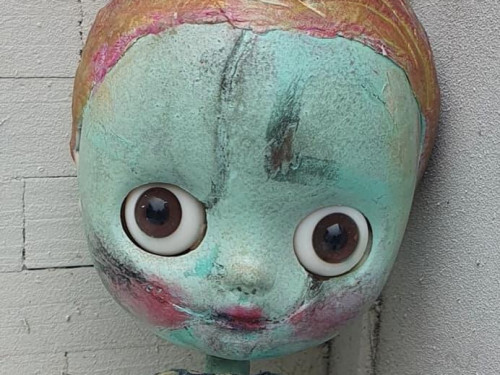 Custom middie blythe doll by Wednesdayschilduk