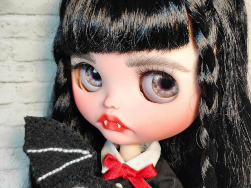 Blythe Vampire custom doll by JerryDolls