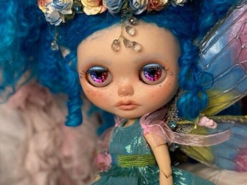 Blythe Custom Fairy Doll Custom by HeavenlyArtDolls