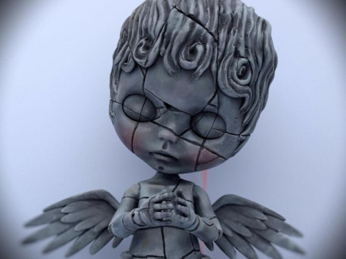 Custom Blythe Doll "The Cherub" by BlackribbonBlythes