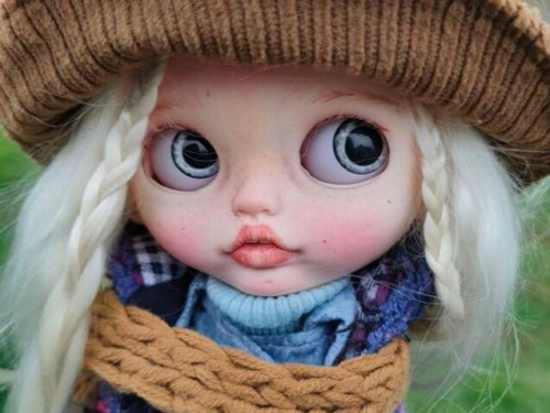 Blythe custom doll by TwigOfSpiritDolls