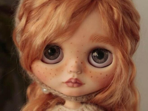 Blythe doll custom by BlytheEvgeniya