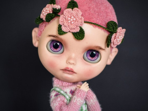 Custom Blythe doll Blossom by cocomicchi