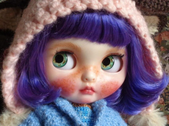 Custom Blythe doll Leontine by Blythetinyworlds