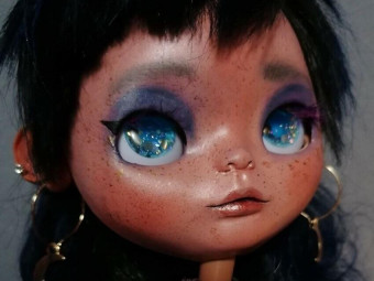 Blythe custom doll Indigo by BlytheDollArt